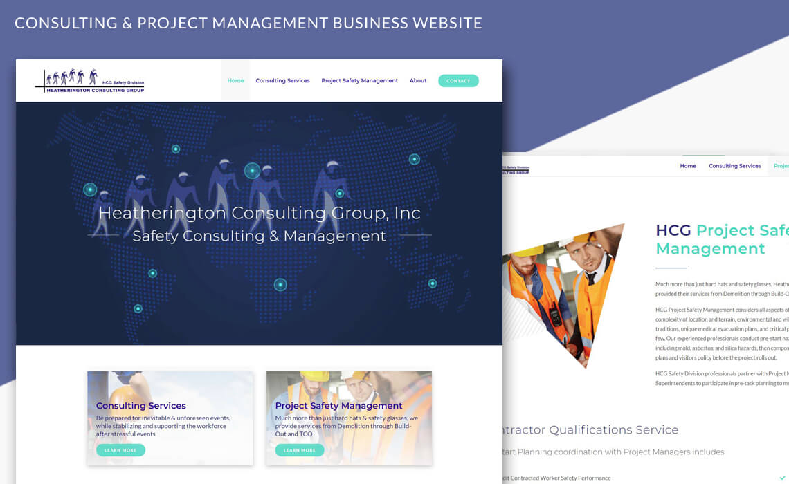 Heatherington Consulting Group - Responsive National Business Website Design