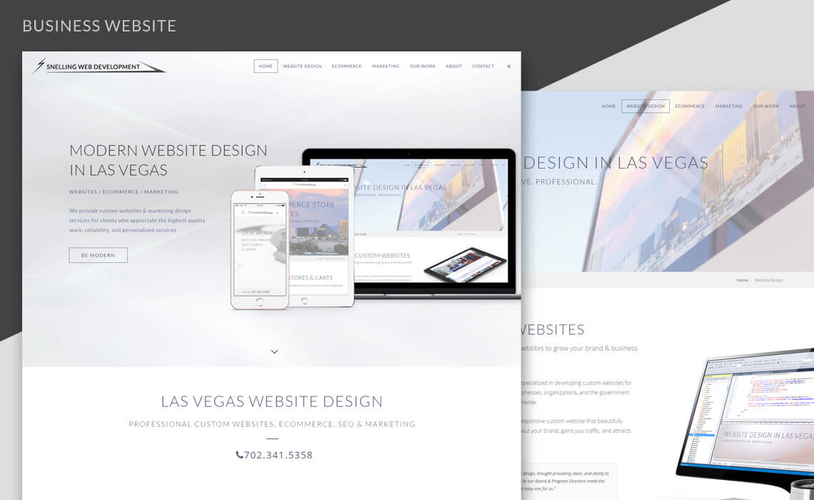Snelling Web Development - Responsive Business Website Design